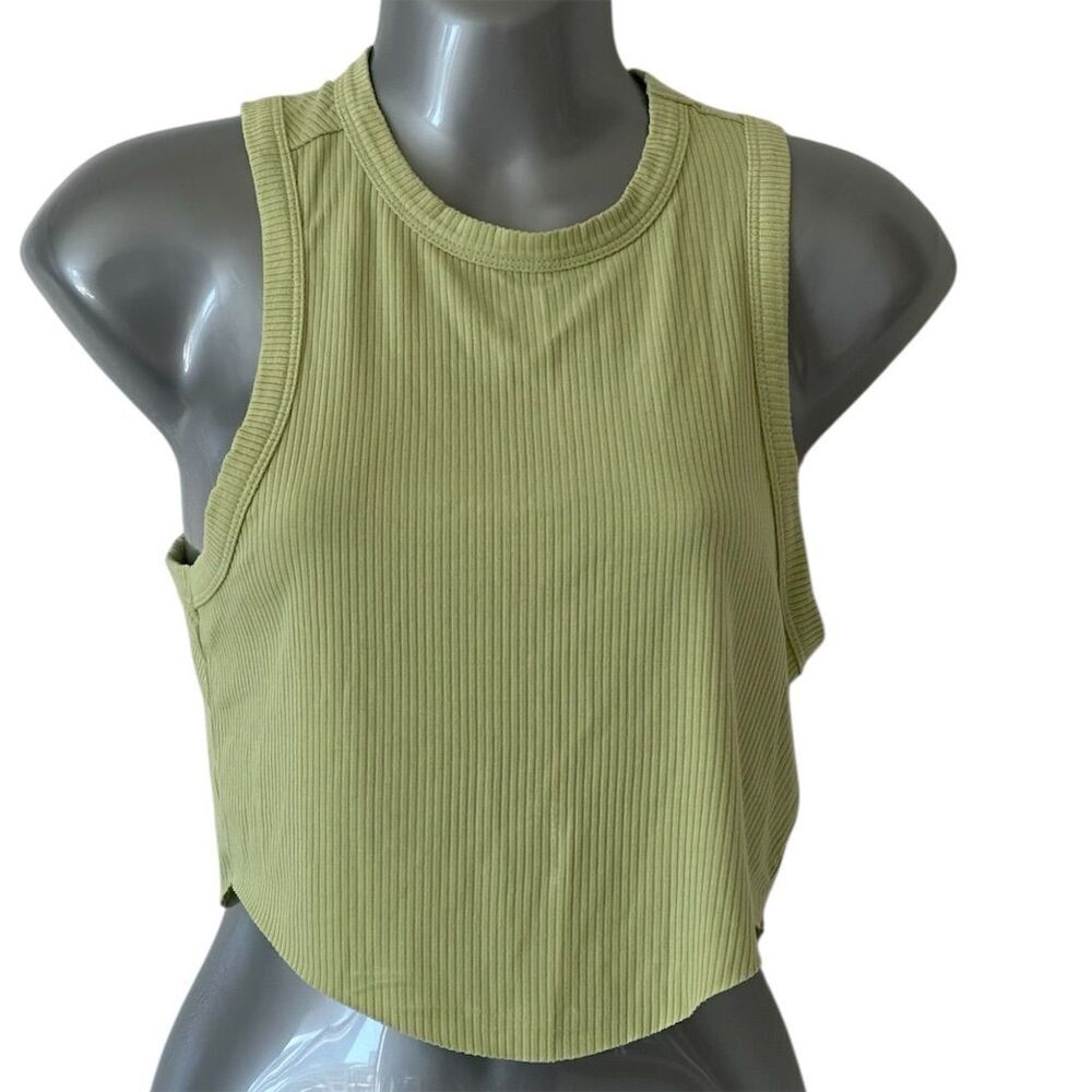 5/$20 BDG Olive Green Ribbed Crop Tank